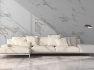 Statuario Mercury 60x120 Gold Matt