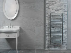 SPLIT FACE GREY / WHITE MIX MOSAIC 10x36